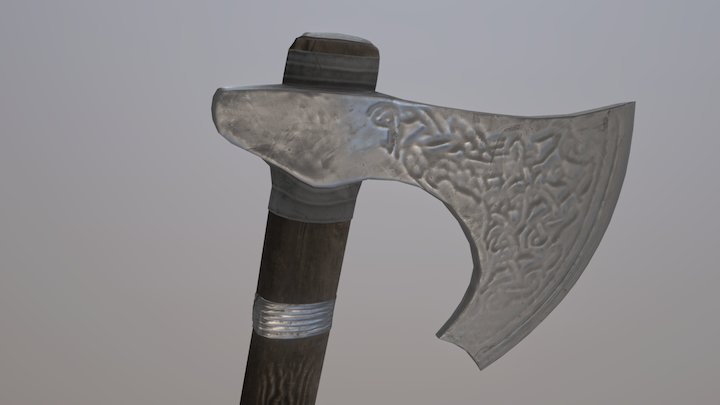 Ax_with_straight_handle 3D Model