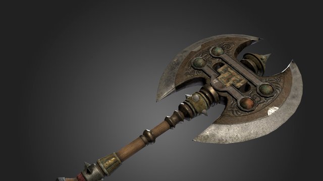 Cloud Axe 3D Model