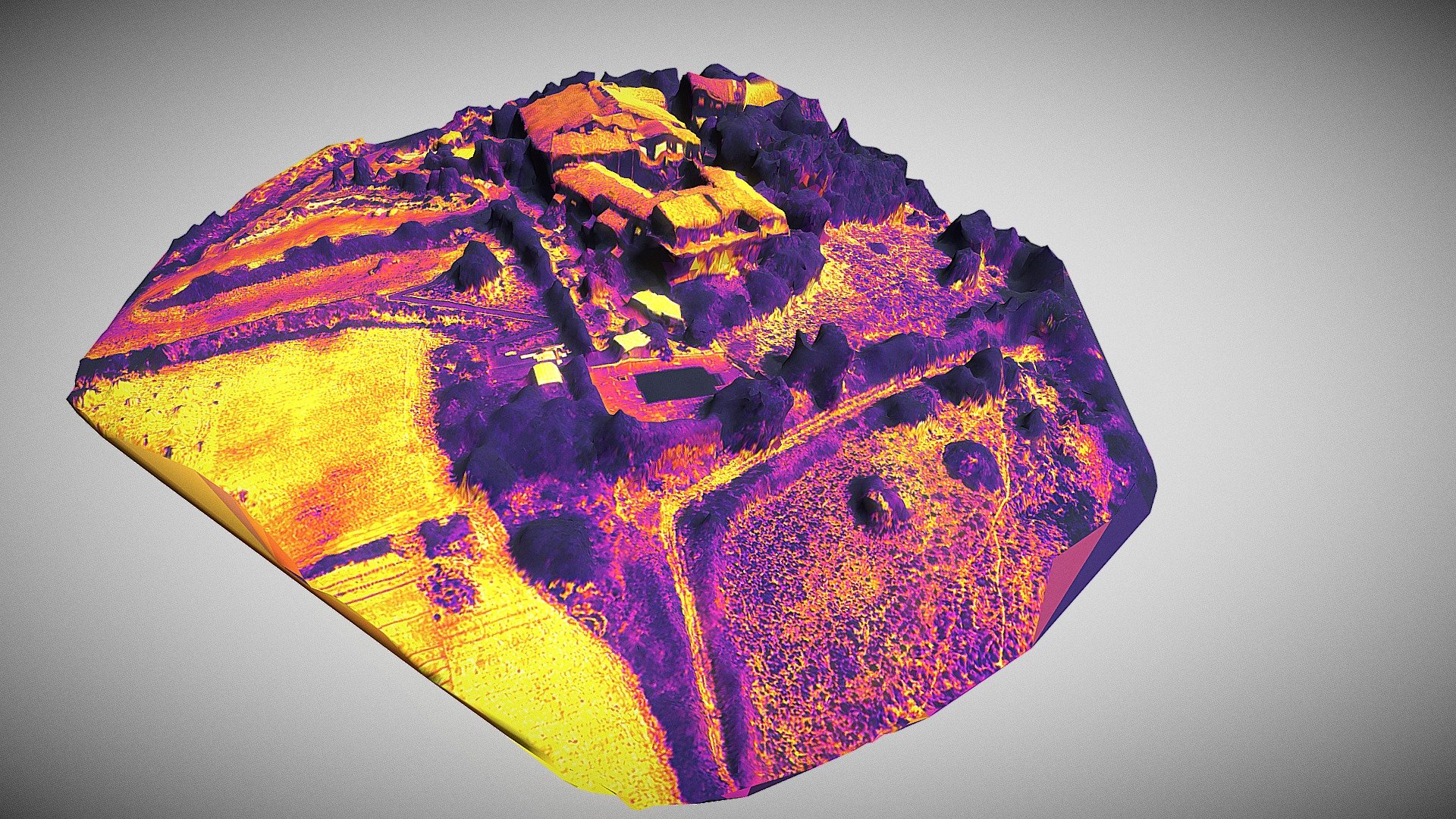 Modello 3D da immagini termiche