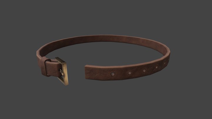 Leather Belt (Miniature Circus) 3D Model