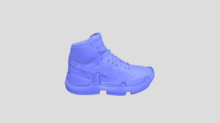 Sneakers Low Poly (downloadable) 3D Model