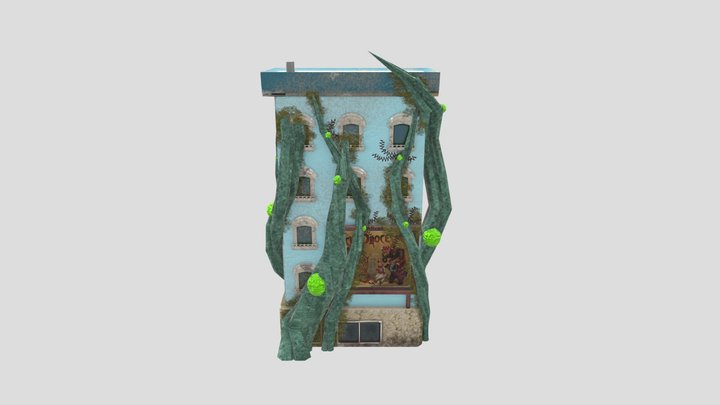 3D Model House Infested 3D Model