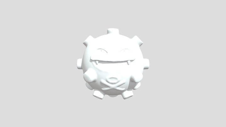 Koffing 3D Model