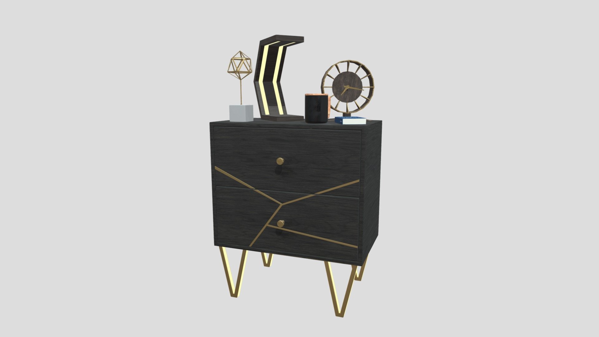 Bedside Table Download Free 3D model by marie brodeur (marie_brodeur