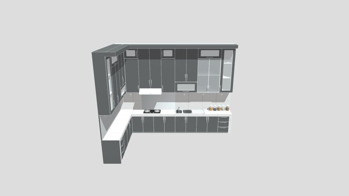 kitchen set 3 3D Model