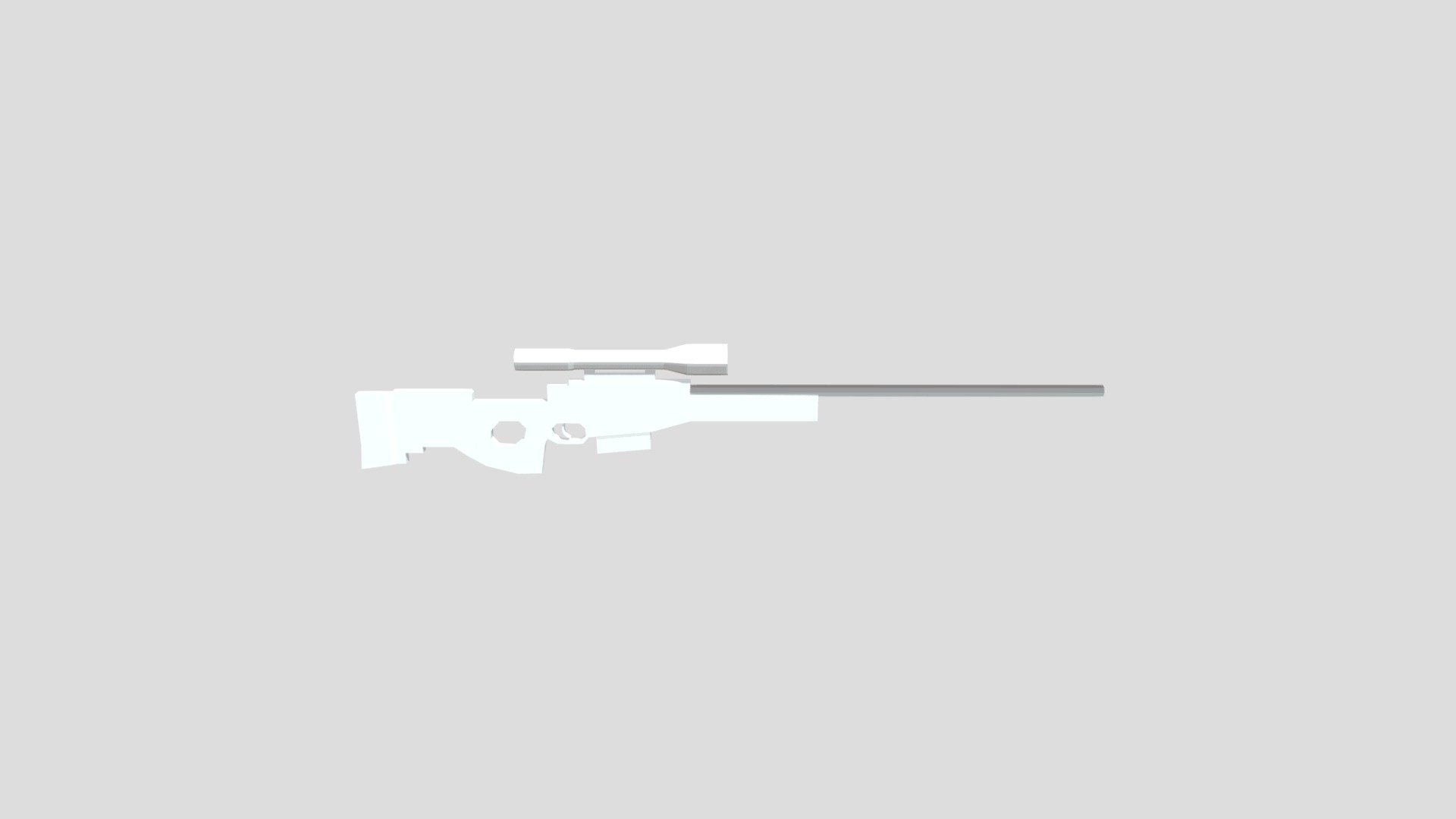 Low Poly AWP L96 Sniper