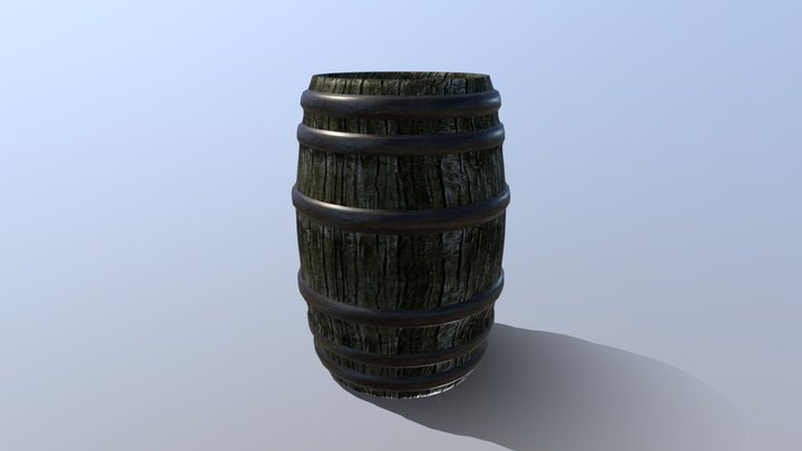 Barrel 02 3D Model