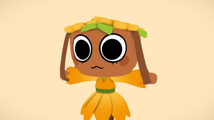 Sunflower Patch Bassie (Dandys World) 3D Model