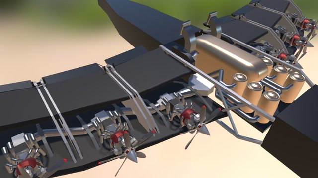Lastenflugzeug 3D Model