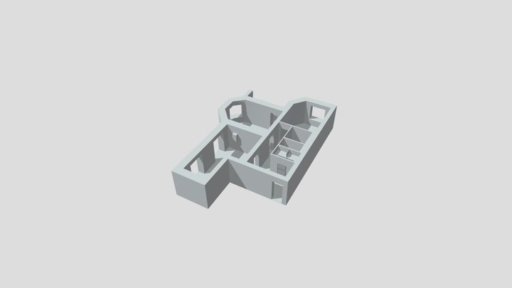 квартира Г-1-1200 3D Model