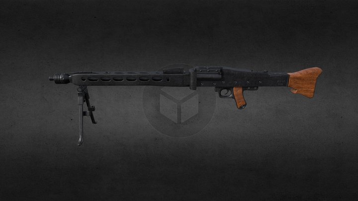 German MG-42 3D Model