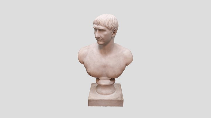 Bust of Roman emperor 3D Model