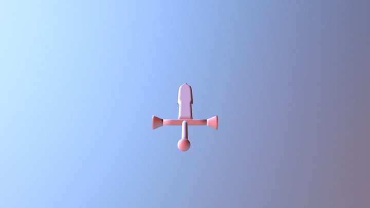 Dwarf Sword Obj 3D Model