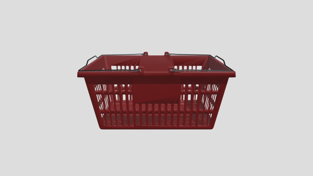 Plastic Supermarket Basket