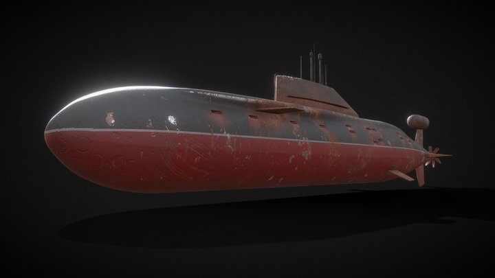 USS Deep Explorer - 306 3D Model