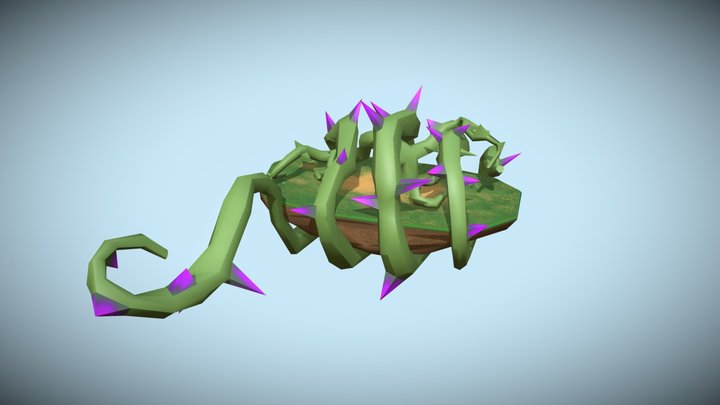 Forest - Thorn Plant 3D Model