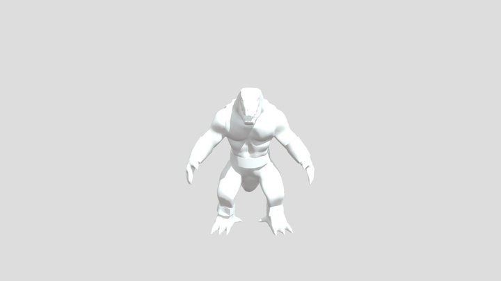 LeatherHead TMNT 3D Model