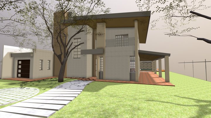 Vivienda Familiar Lopez Moreno 3D Model