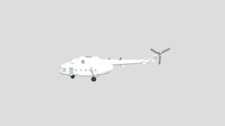 Вертолет Ми - 8 3D Model