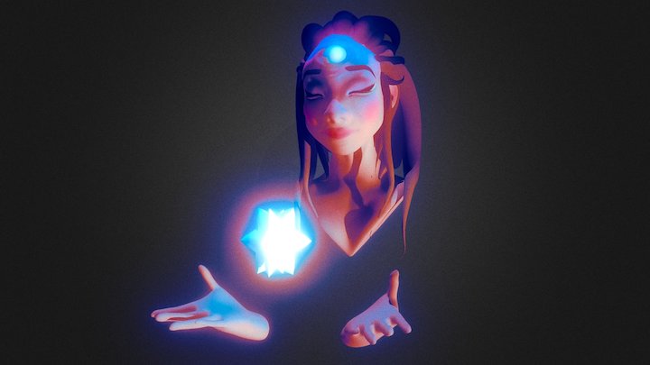 A little glow 3D Model
