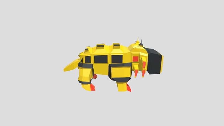 Techno Boar 3D Model