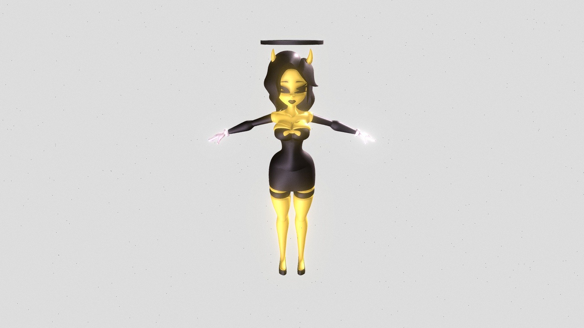 Alice Angel blender - Download Free 3D model by Normal Bendy [bfb5d4a] -  Sketchfab