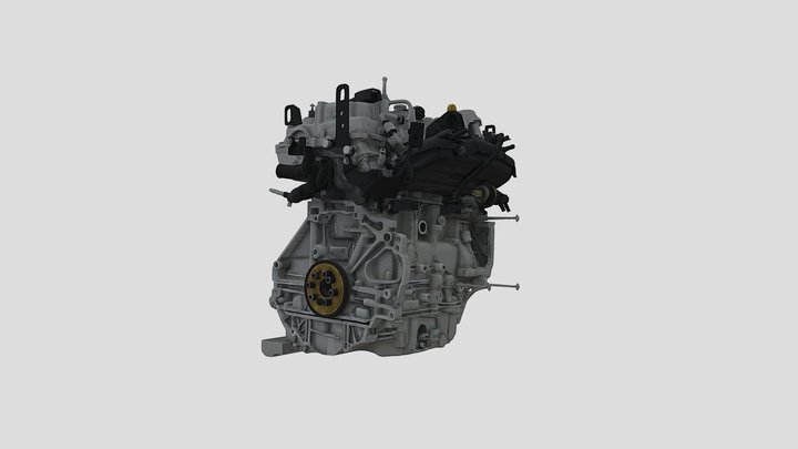 MG HS Engine 3D Model