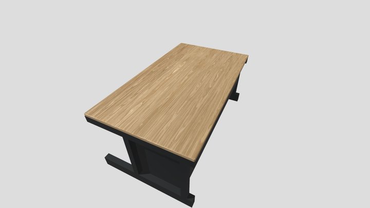 Office Desk 3D Model