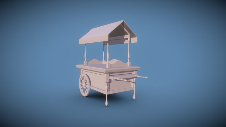 Candy cart 3D Model
