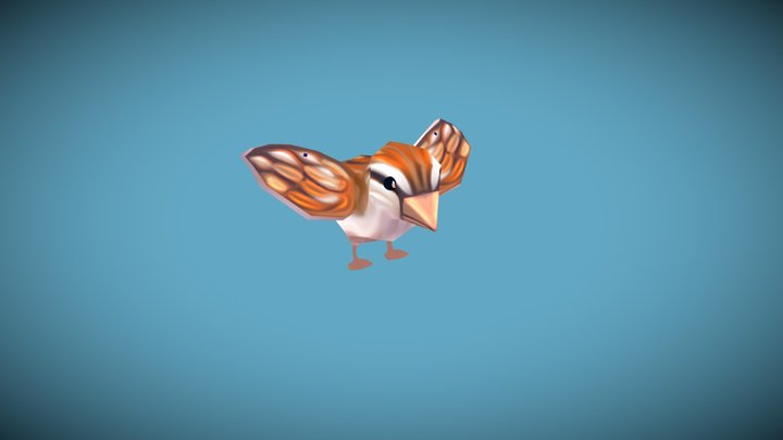 Sparrow Game Ready Asset 3D Model