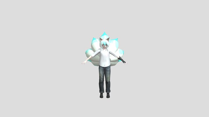 Meta Kitsune 3D Model