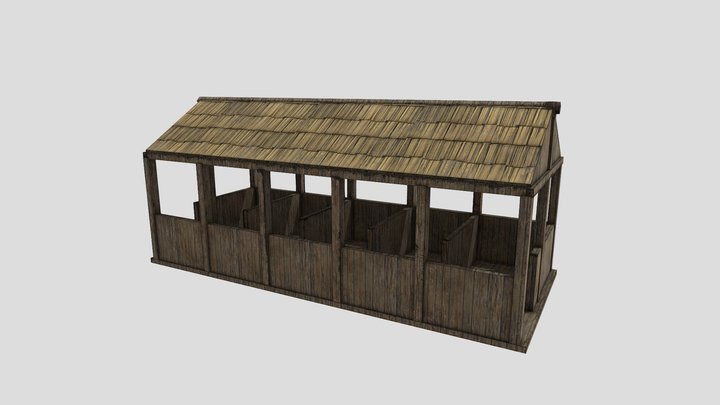 Horse Stable Animal – Free 3D Model STL