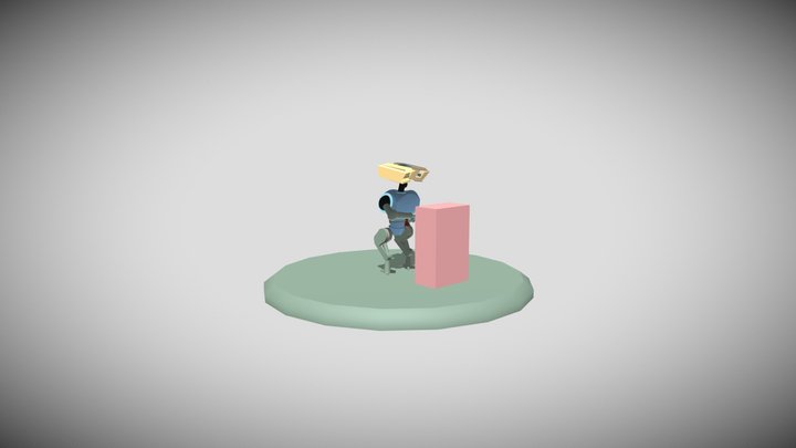Robot Helper model 3D Model