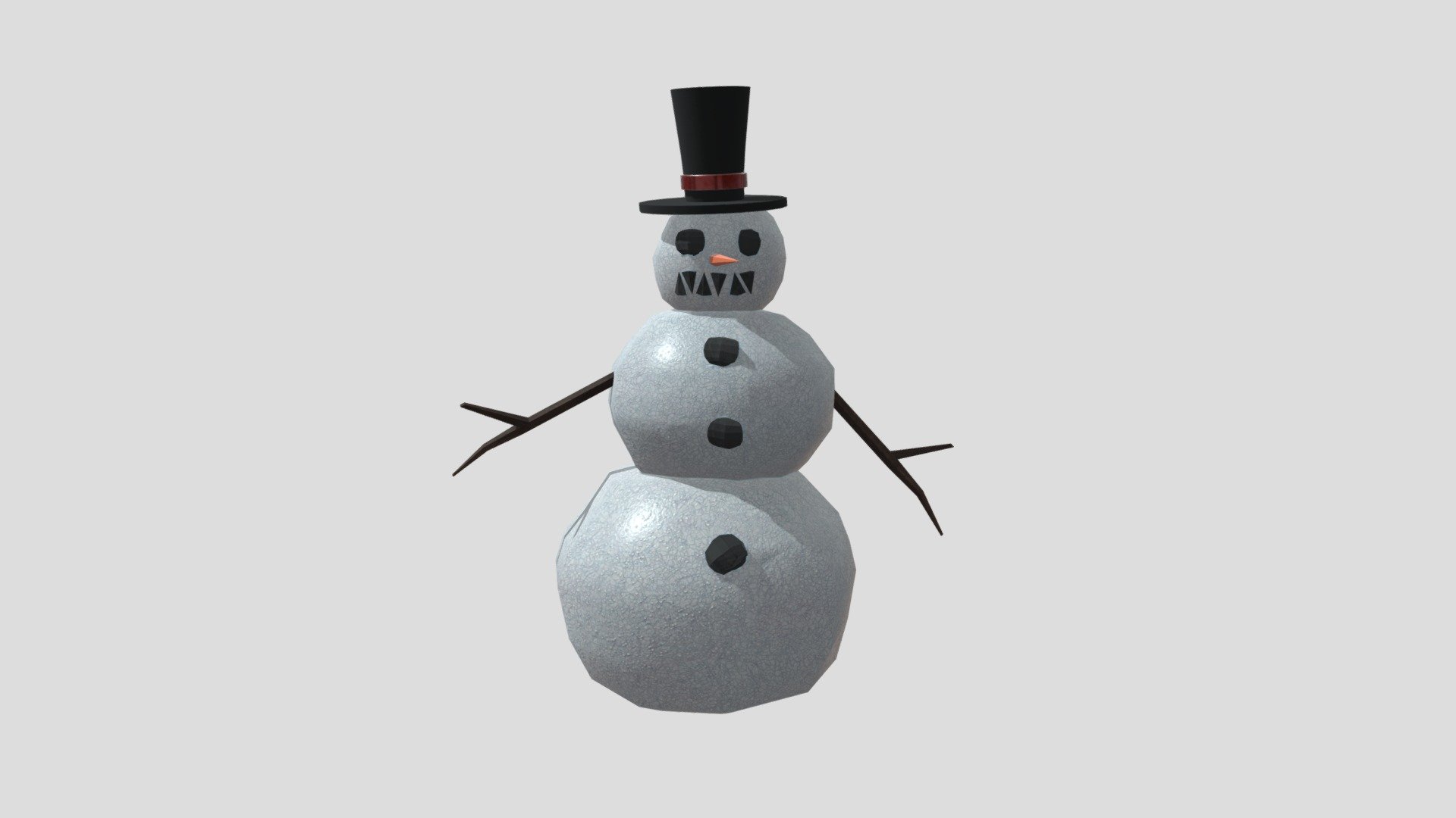 Snowman Final 3D Model By MajaSynstad Bfb980d Sketchfab   19d08bb43fc7476b99ad3021e85df6f7 