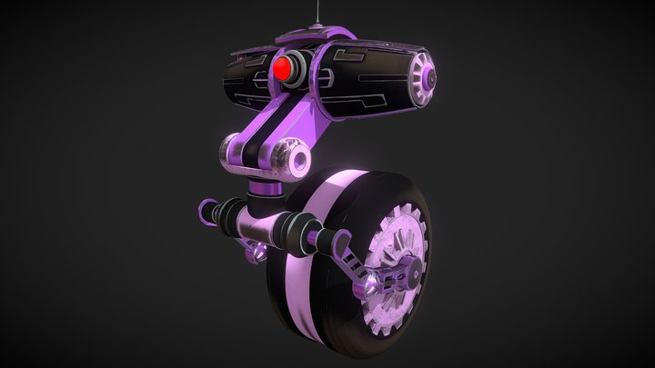 Riding Robot - Texturing Challenge 3D Model
