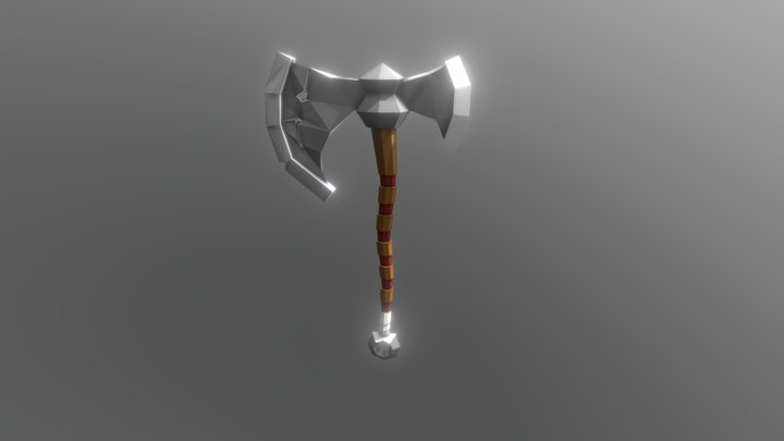 Hacha lowpoly 3D Model