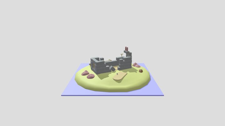 Island render 3D Model