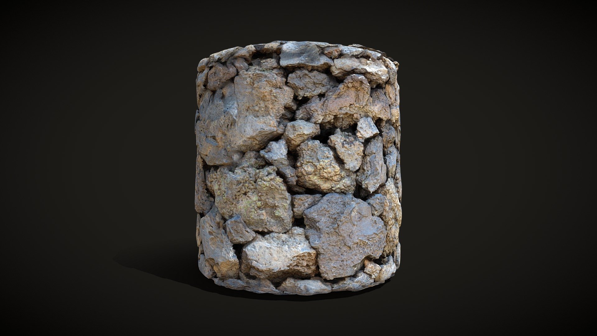 Muro de rocas basálticas - 3D model by García Ávila, M. (@garcia.avila ...