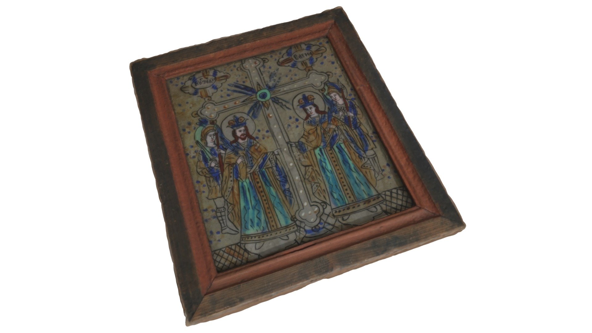 8825 Sfinții Împărați Constantin și Elena — Sketchfab embed 3D viewer
