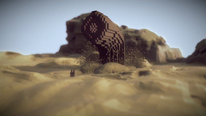 Dune SandWorm 3D Model