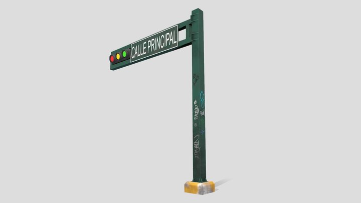 Monterrey semaforo 3D Model