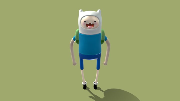 Adventure Time Finn 3D Model