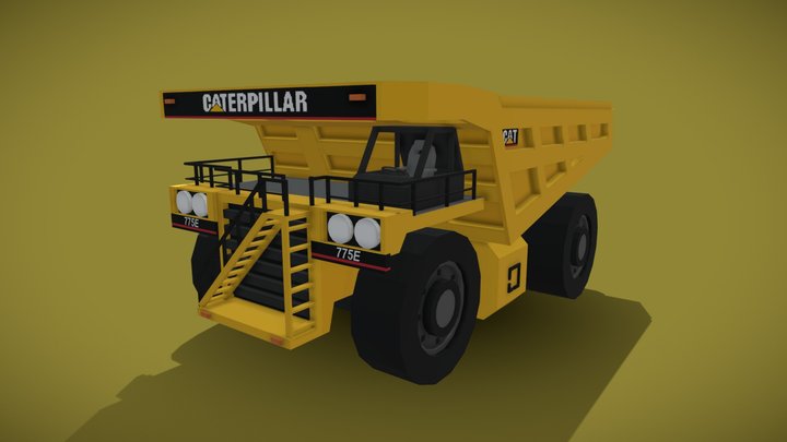 Dump truck - MINECRAFT 3D Model
