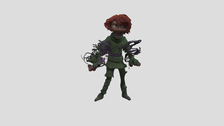 Freckles dark wizard 3D Model