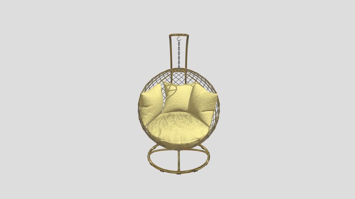 Hanging Egg Chair 3D Model