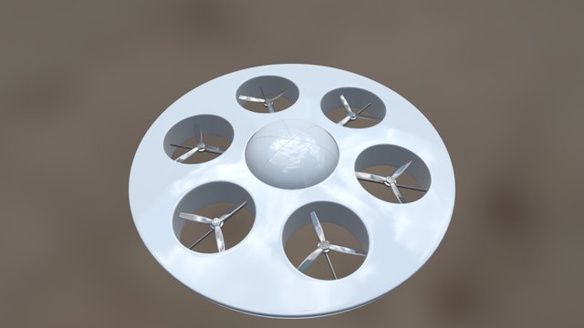 "UFO" Drone 3D Model