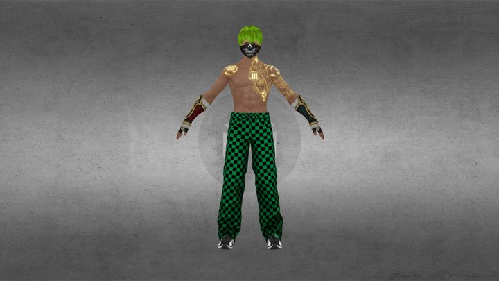 free fire Zoro ff 3D model – Free 3D Model STL