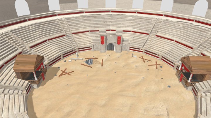 Gladiator Arena 3D Model