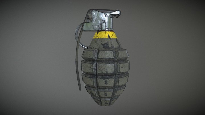 mk2 grenade 3D Model