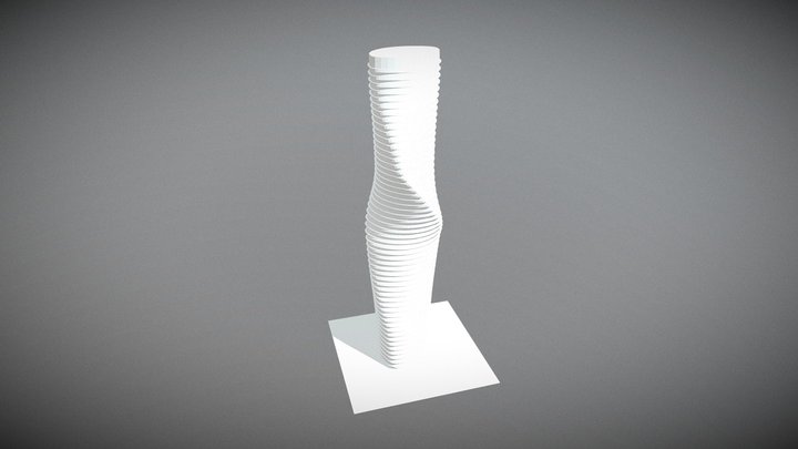Absolute towers 3DView 3D Model